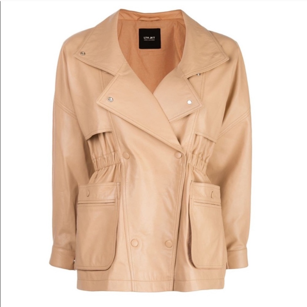 LTH JKT leather jacket batwing parka SO CHIC
